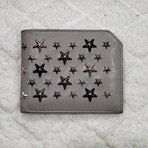 Jimmy Choo Albany wallet with mixed stars..Authentic